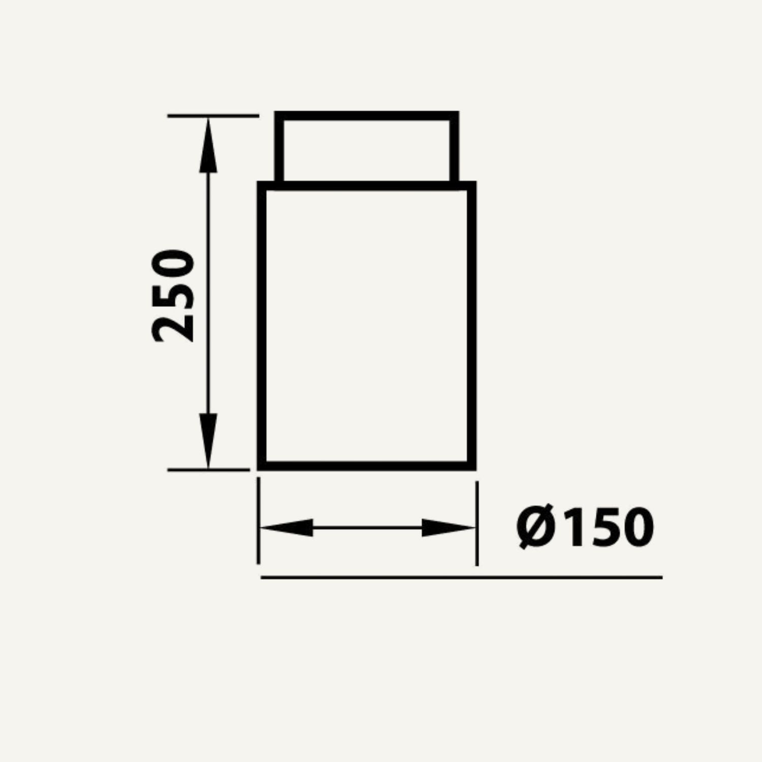 aduro-rauchrohrverl-ngerung-250-mm-gerade-schwarz-metallic image 2