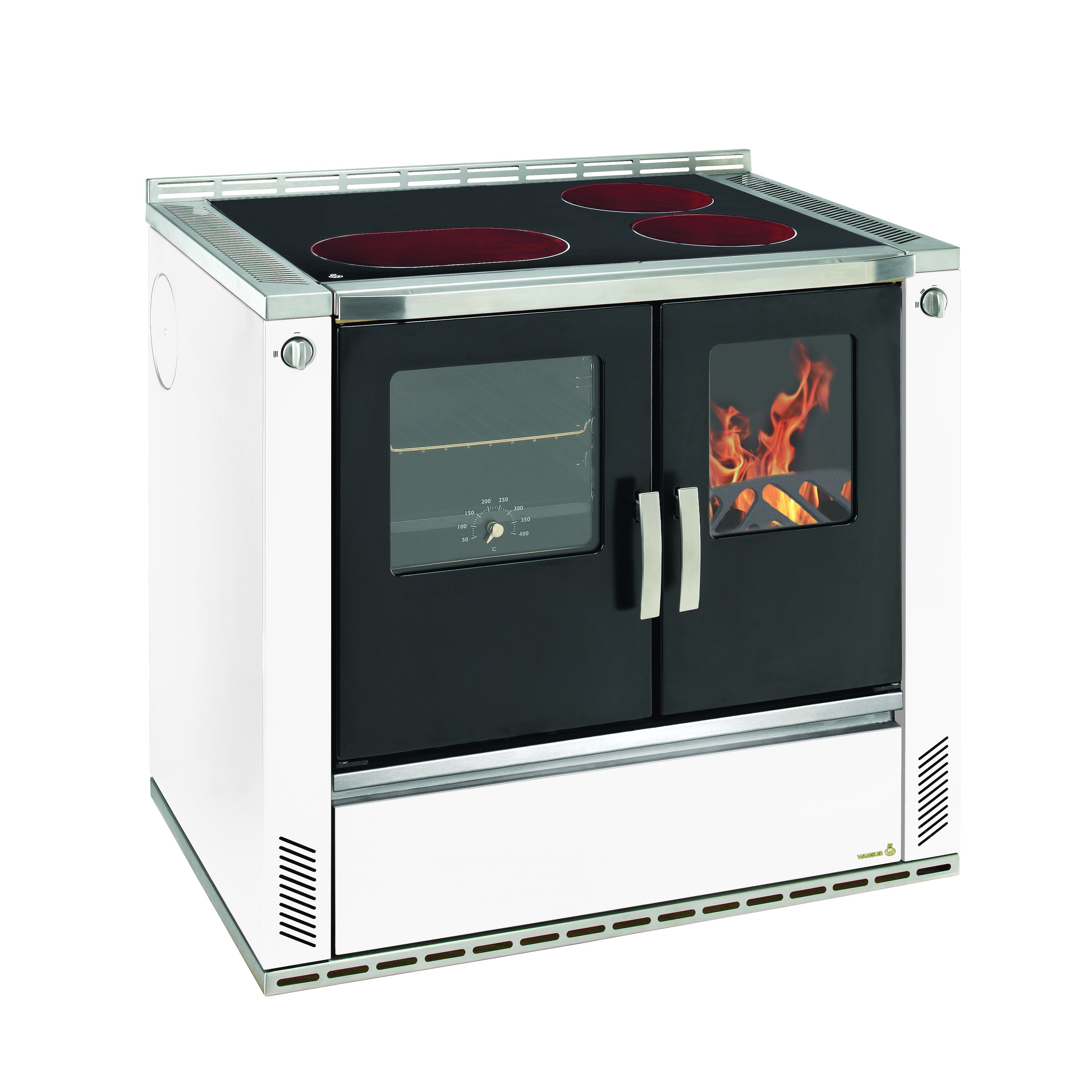 wamsler-w3-90-weiss-holzherd-8-kw-mit-bratrohr image 1