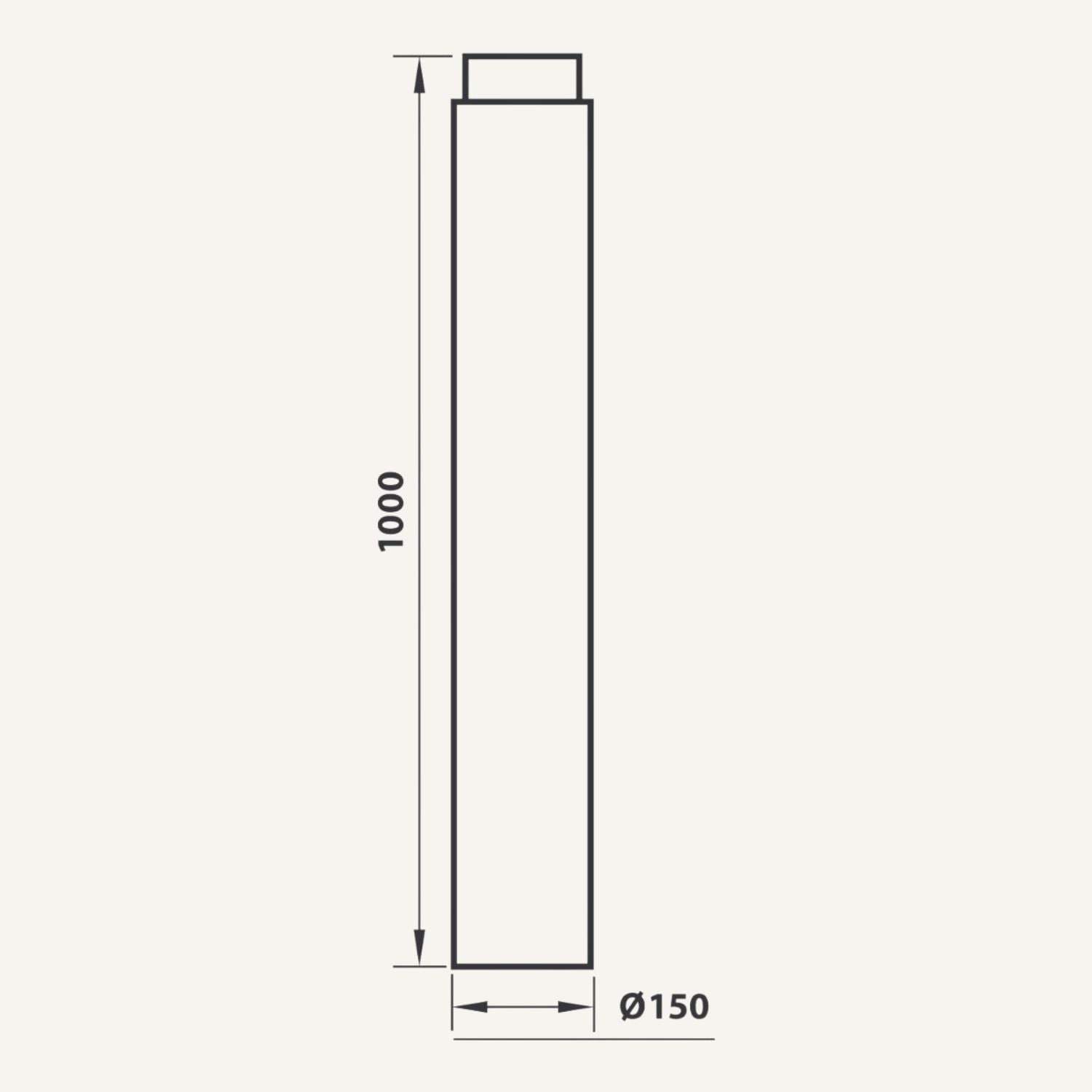 aduro-rauchrohrverl-ngerung-1000-mm-ofenrohr-schwarz-metallic image 2
