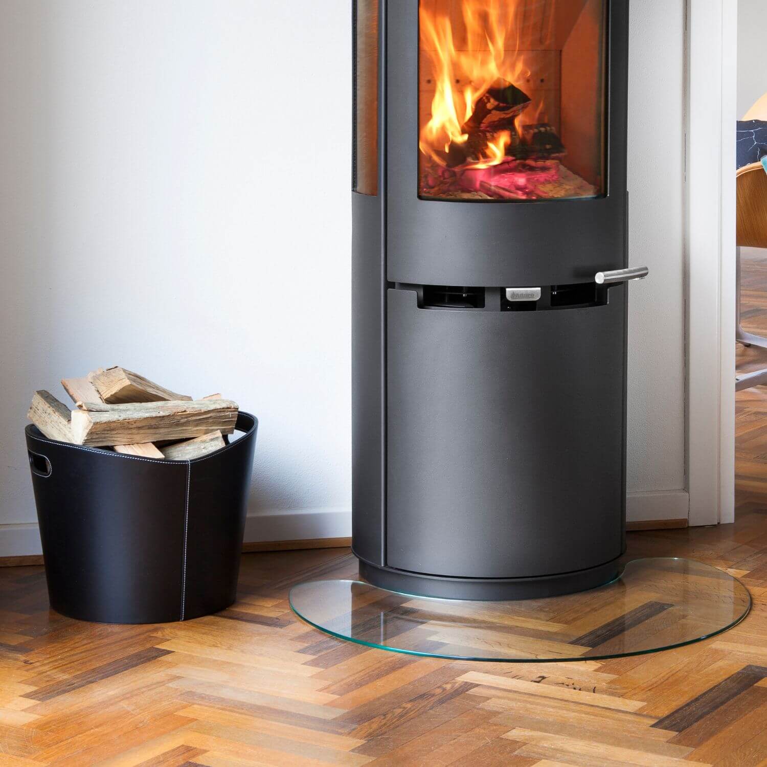 aduro-proline-holzkorb-39-cm-imitat-leder image 3