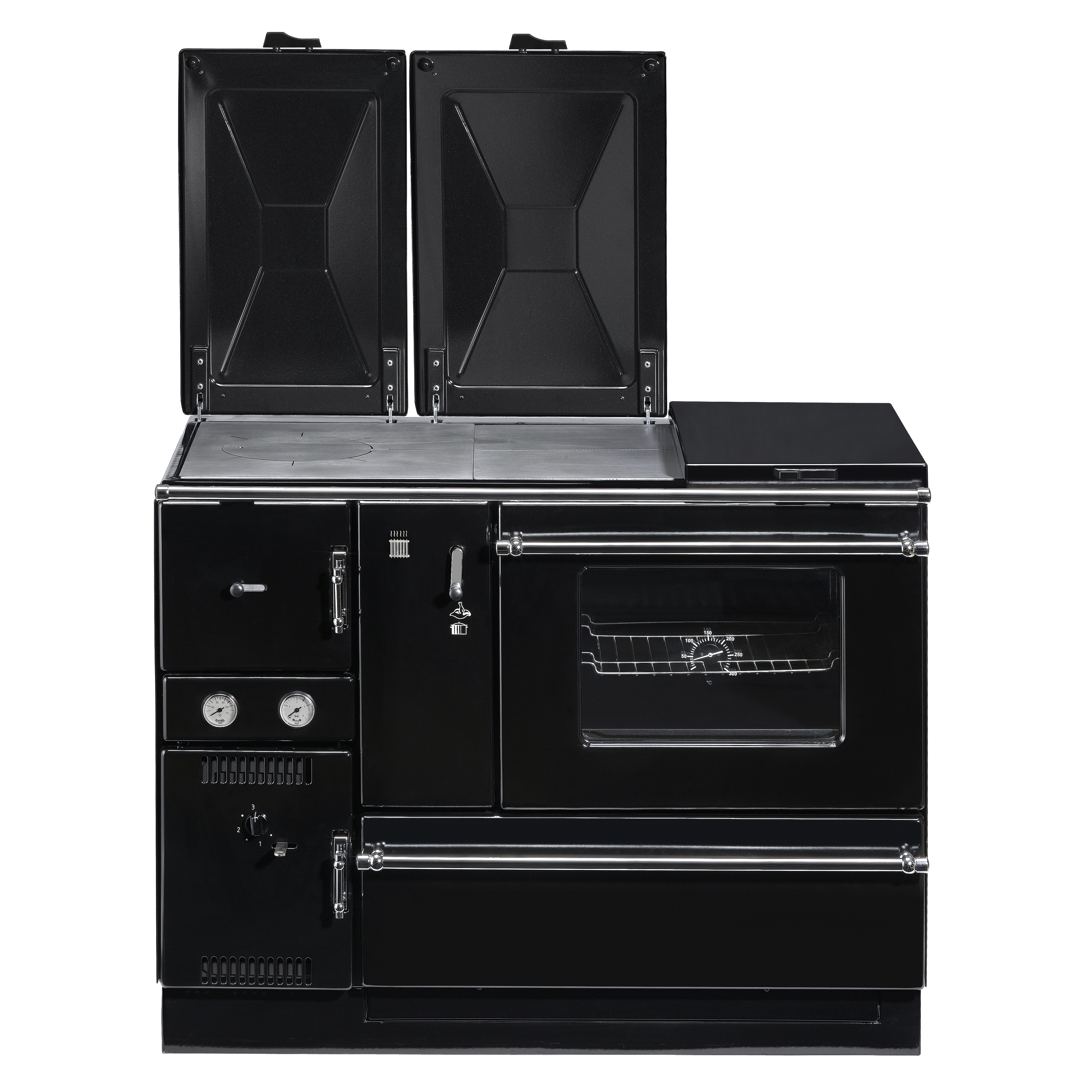 wamsler-k178-cl-zentralheizungsherd-schwarz-27-kw image 1